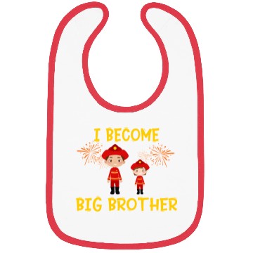 Discover Big brother fire truck fireman 2023 Bibs