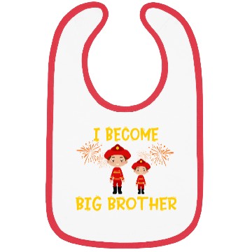 Discover Big brother fire truck fireman 2023 Bibs