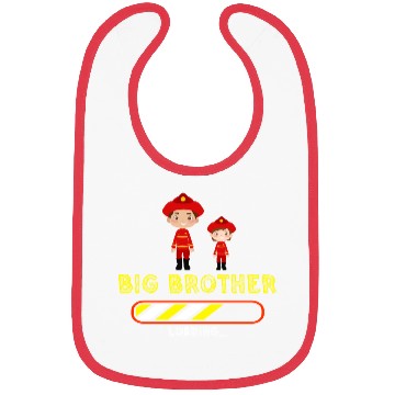 Discover Big brother fire truck fireman 2023 Bibs