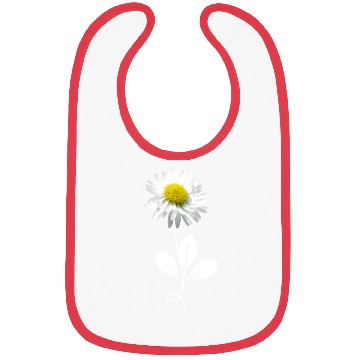 Discover flowers and heart Bibs
