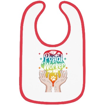 Discover Mailman Bibs, Postal Worker Bibs, Cute Mail