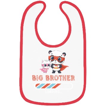 Discover Big brother super hero panda cat 2023 Bibs