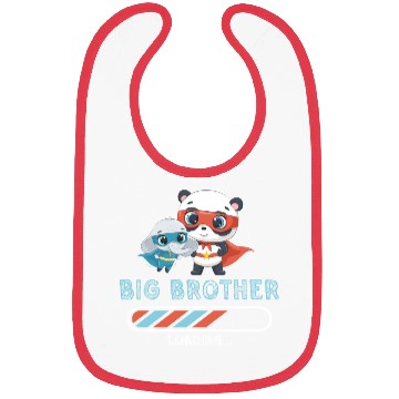 Discover Big brother super hero panda elephant 2023 Bibs