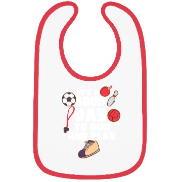 Discover It's A Good Day To Run And Play Bibs