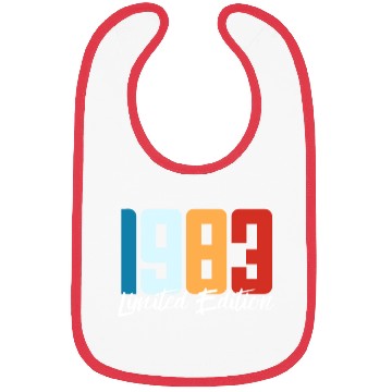 Discover 40 Years Vintage 1983 Retro 40th Birthday Bibs