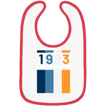 Discover 40 Years Vintage 1983 Retro 40th Birthday Bibs