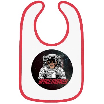 Discover Space Monkey Bibs