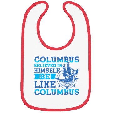 Discover Columbus Believe 1942 American Italian Christopher Bibs