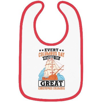 Discover Great Christopher Columbus Day 1942 American Bibs