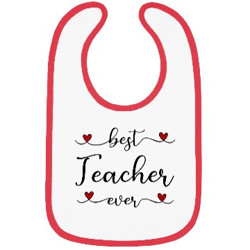 Discover Best Teacher ever Bibs