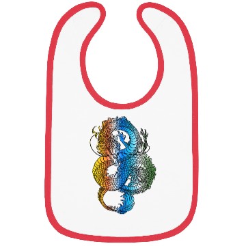 Discover Japanese Dragon Vintage Demon Retro 102 Bibs