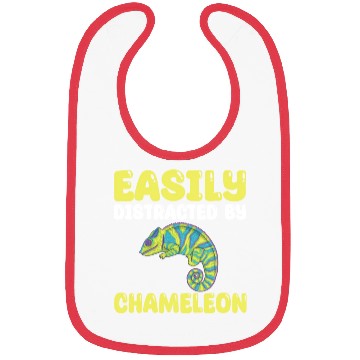 Discover Funny Chameleon Lover Quote Bibs