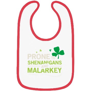 Discover Prone To Shenanigans And Malarkey Ireland Leprecha Bibs