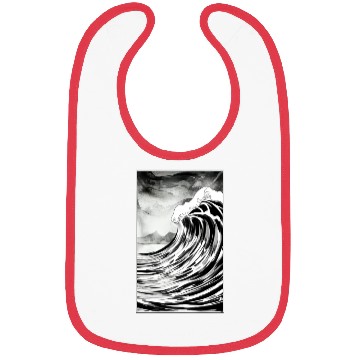 Discover Black and White Dream Wave Bibs