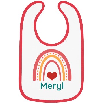 Discover Meryl Vintage Boho Rainbow Bibs