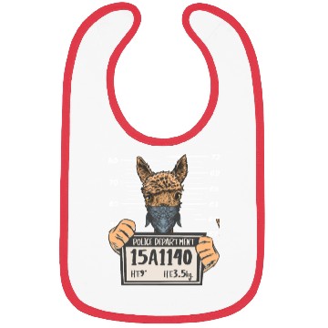 Discover Llama Mug Shot Bibs