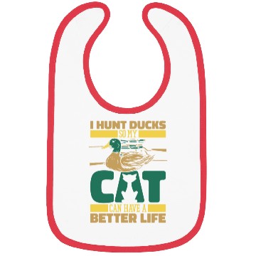 Discover Duck Hunting Cat Bibs