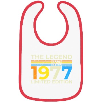 Discover The Legend 1977 Born Limited Edition Bibs