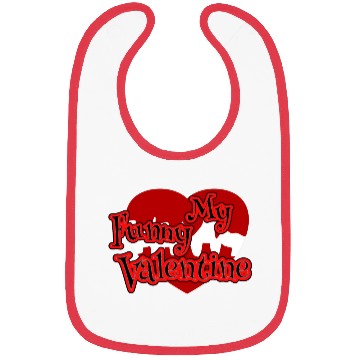 Discover My funny Valentine Bibs