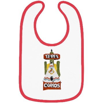 Discover Tepee Curios Route 66 Neon Tucumcari New Mexico Bibs
