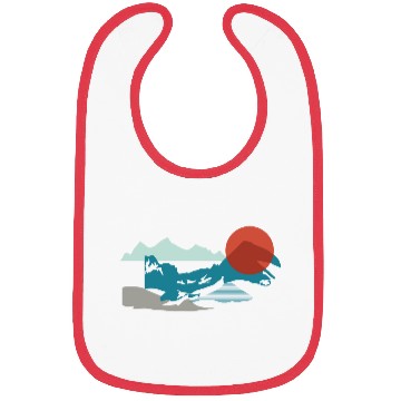 Discover Mountains And Sun Bibs