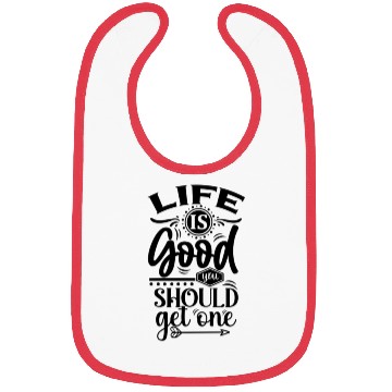 Discover Life Quotes Letter Printing Saying Bibs
