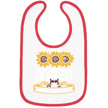 Discover Sunflower Gardening Cat Bibs