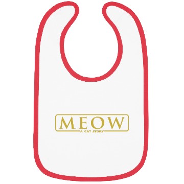 Discover meow - a cat story Bibs