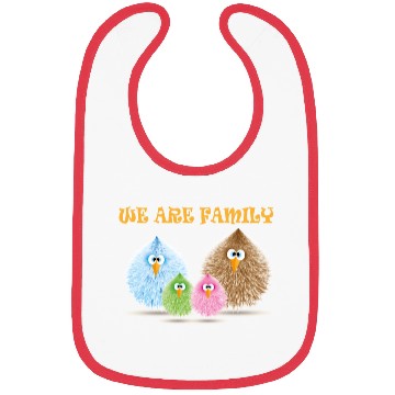 Discover we are family 2 Bibs