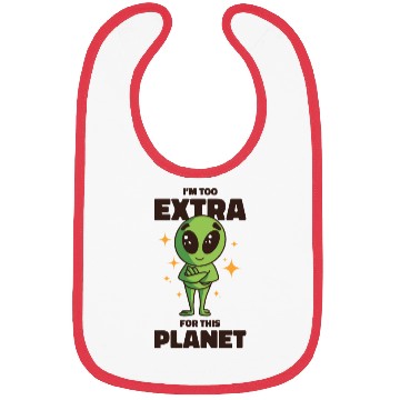 Discover Space Area 51 Extraterrestrial Beings Cool Alien Bibs