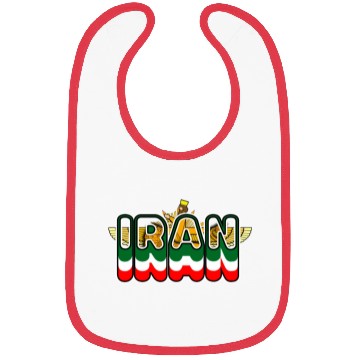 Discover Iran Lion Sun Farvahar Bibs