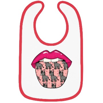 Discover Donkey Mule Lips Bibs