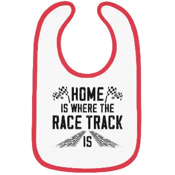 Discover Drag Racing Race Car Vintage Home Bibs