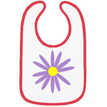 Discover Lavender Daisy Bibs
