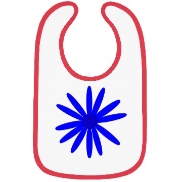 Discover Blue Daisy Bibs