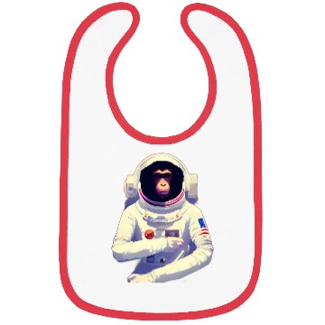 Discover Astronaut Ape Space Bibs