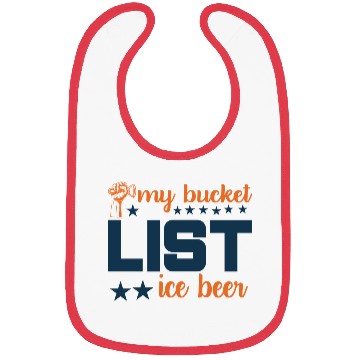 Discover My bucket LIST ice beer Bibs