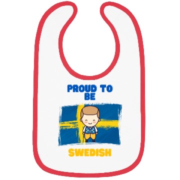 Discover Proud to be swedish - cute design Bibs
