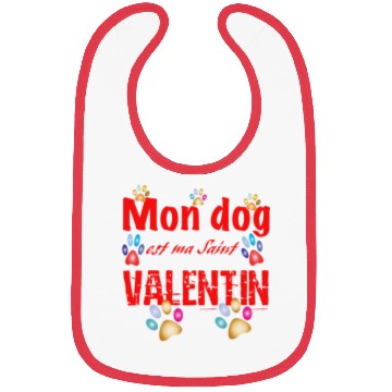 Discover Copy of my dog is my valentine day712 Bibs