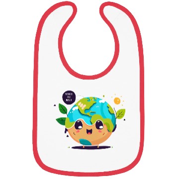 Discover Protect Our planet #06, Digital Art Bibs