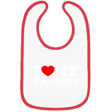 Discover I LOVE MY GIRLFRIEND Bibs