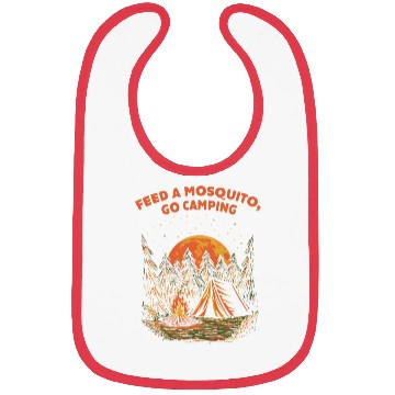 Discover Feed a Mosquito Go Camping Funny Camper Humor Camp Bibs