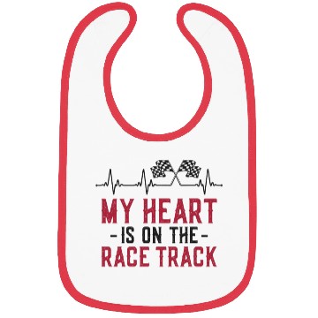 Discover Drag Racing Race Car Girlfriend Bibs