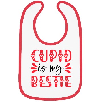 Discover Cupid is My Bestie Bibs