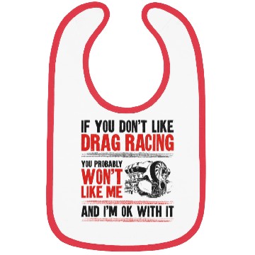 Discover Drag Racing Race Car Vintage If Bibs