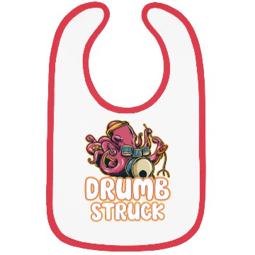 Discover Drummer Drums Music Drum Set Drumming Bibs