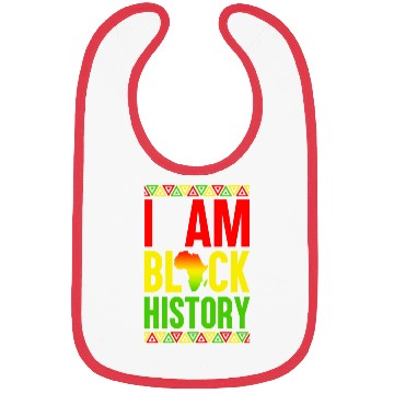Discover I Am Black History Bibs