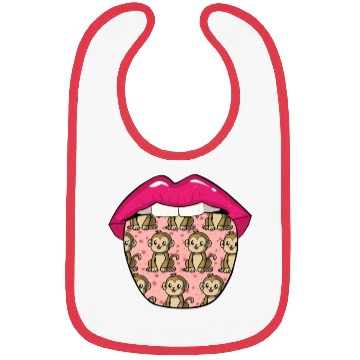 Discover Monkey Lips Bibs
