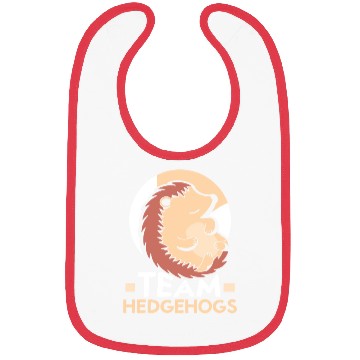 Discover Team Hedgehogs Cute Sayings Pet Animal Hedgehog Bibs