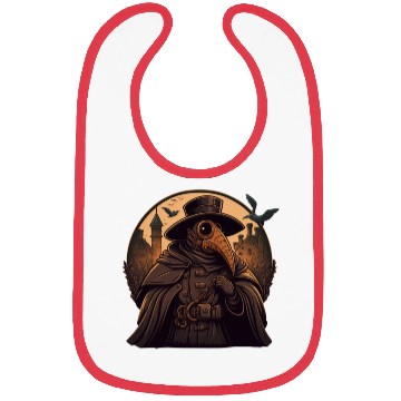 Discover Plague Doctor With Suit and Mask Bibs